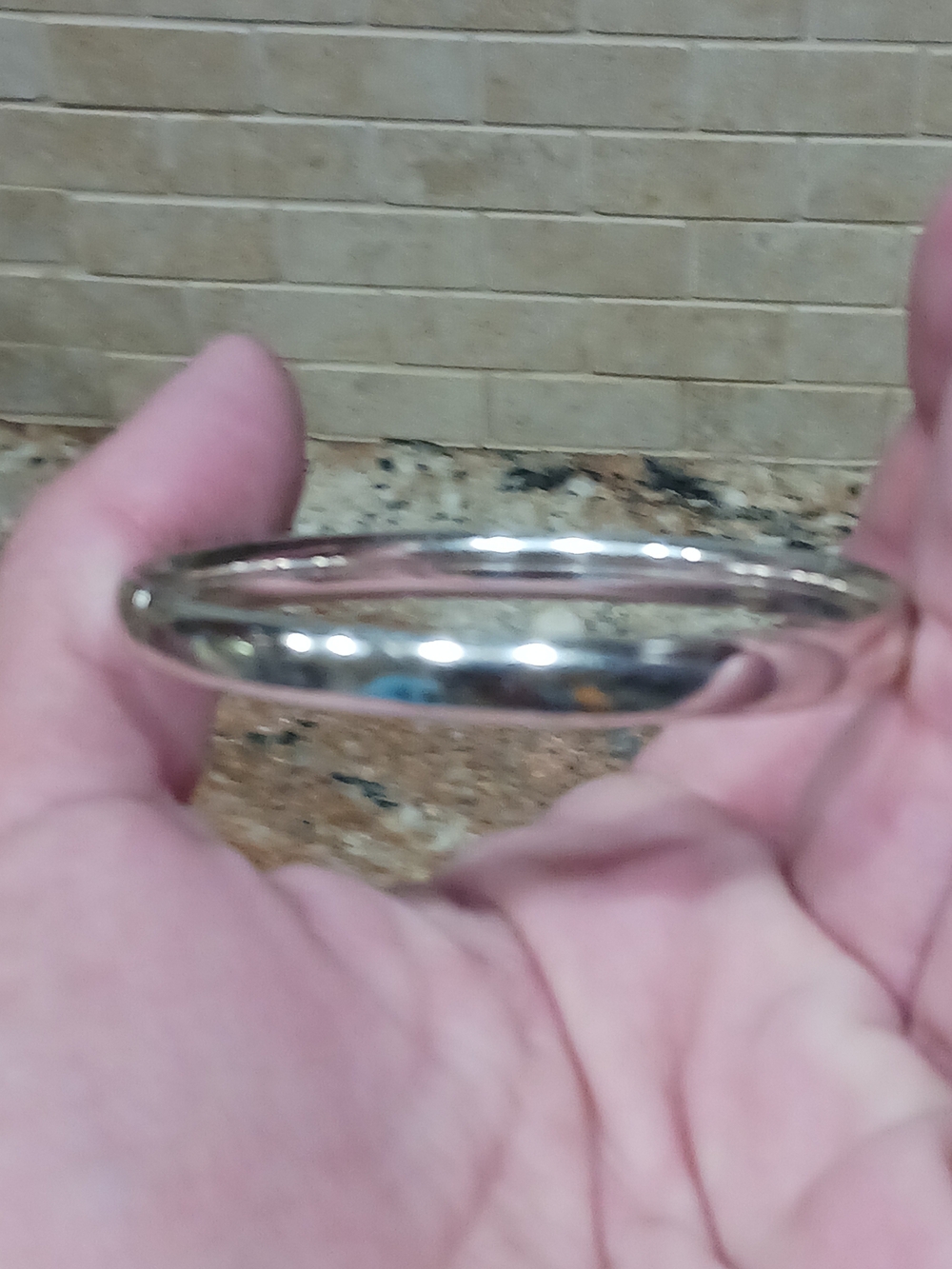 Vtg Designer 8in. 925 Sterling Silver Harley Davidson Hinged Bangle Bracelet - Picture 5 of 11